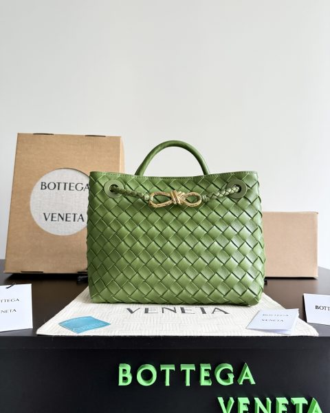 Bottega Veneta Matcha Andiamo Tote