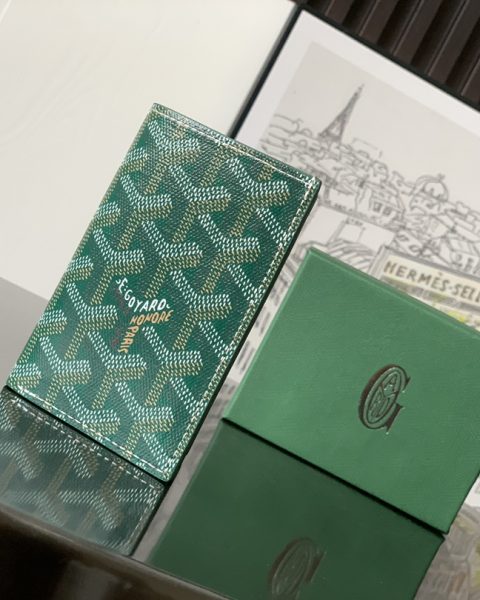 Goyard Saint-Pierre Card Wallet Green