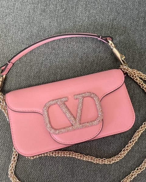 Valentino Garavani Locò Small Shoulder Bag With Jewel Logo