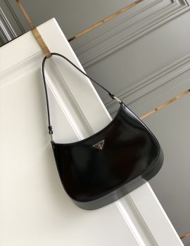 Prada Cleo Brushed Leather Shoulder Bag