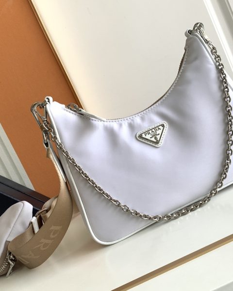 Prada Re-Edition Re-Nylon bag White