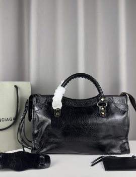 Balenciaga Classic Le City Bag Aged Calfskin