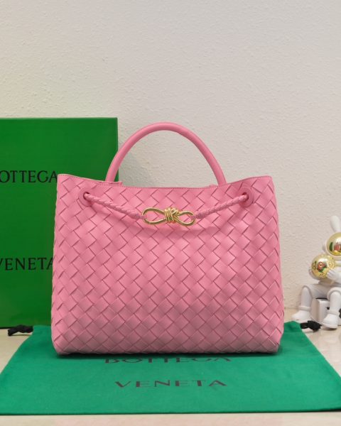 Bottega Veneta Andiamo Tote Pink