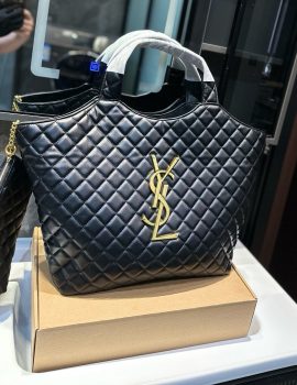 Yves Saint Laurent Incare in Quilted Lambskin Black