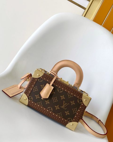 Louis Vuitton Petite Valise Monogram Valisette Tresor 20