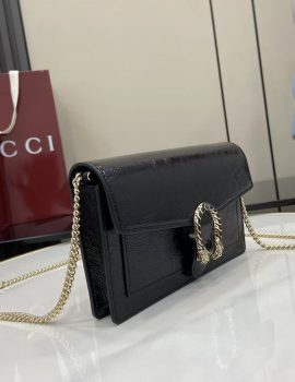 Gucci Dionysus Wallet on Chain Black